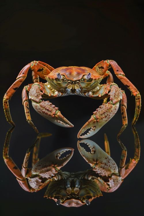 海鮮水產(chǎn)市場(chǎng)淡水兩棲螃蟹 攝影圖 下載至來(lái)源處